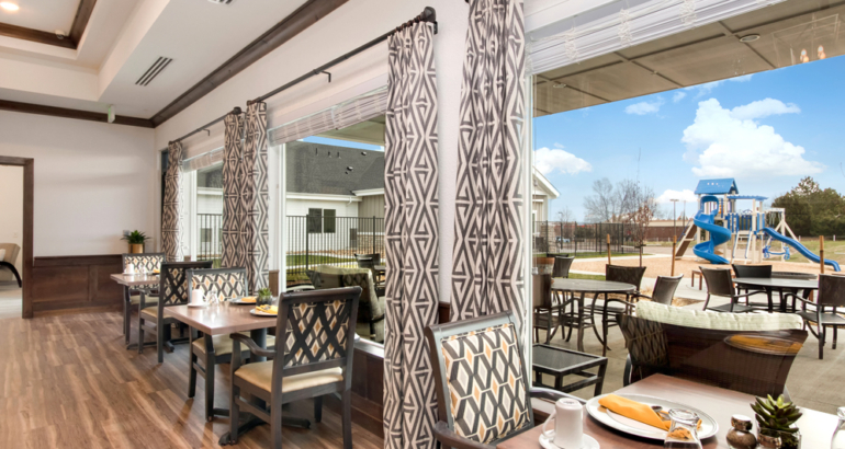 Greeley Village 14 - Dining room view to playset Greeley Village 14 - Dining room view to playset